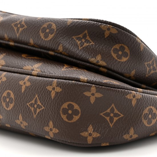Louis Vuitton Multi Pochette｜Monogram Canvas with Rose Clair Strap｜Crossbody Bag